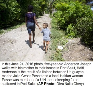 CU Blog - Support sought for kids left behind by UN troops in Haiti - Photo 1